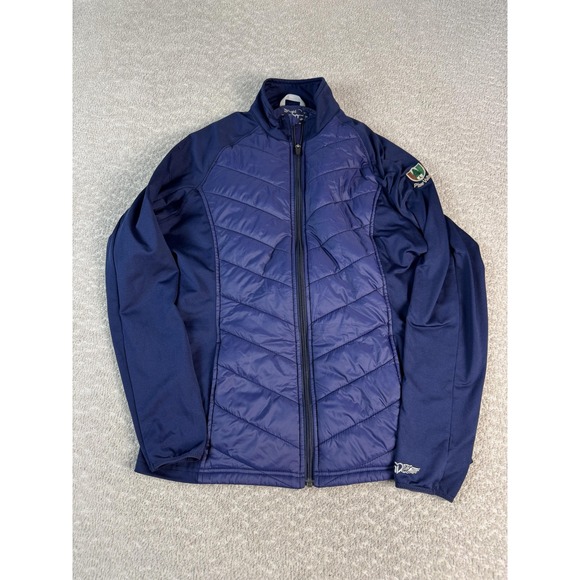 Straight Down Jacket Womens XS Blue Pine Valley Golf Full Zip Hybrid Quilted - Picture 1 of 8